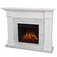 thumbnail image 1 of Real Flame Canada Kipling Traditional Solid Wood Electric Fireplace in White, 1 of 18