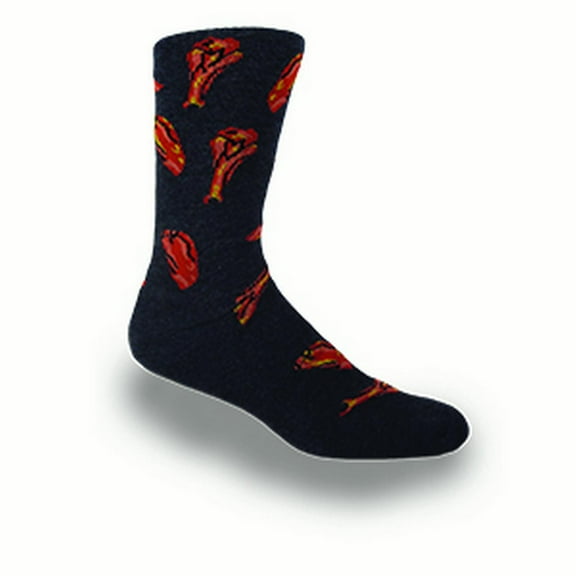 MOXY Socks Chicken Wings Crew Athletic Novelty Socks