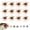 Brown, variant on 12/24 PCS Sea Urchin Bait for Bass Fishing, Soft Plastic Fishing Lures, Realistic Urchin Fishing Lure with Reflective Star Design, Fishing Bait for Bass, Perch, Pike & Saltwater Fishing
