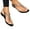 Black, variant on Women's Flat Thong Sandals T-Strap Casual Flip Flops Ankle Buckle Summer Beach Shoes Size 6-9