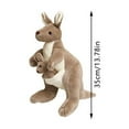 thumbnail image 2 of Gqtwoy Cute Mother and Child Kangaroo Plush Toy, Soft & Cuddly, Perfect for Imaginative Play, Educational Gift for Boys & Girls, Ideal for Bedtime & Role-Playing, Birthday Gift, 2 of 6