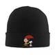 thumbnail image 2 of Gorros de lana de Peanuts, Charlie Brown y Snoopy, gorros de lana, gorros con estampados, gorros de otoño, gorros casuales unisex para adultos, gorros cálidos Kpop, 2 of 5