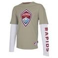 thumbnail image 2 of Men's Stadium Essentials Tan Colorado Rapids Status Long Sleeve T-Shirt, 2 of 3