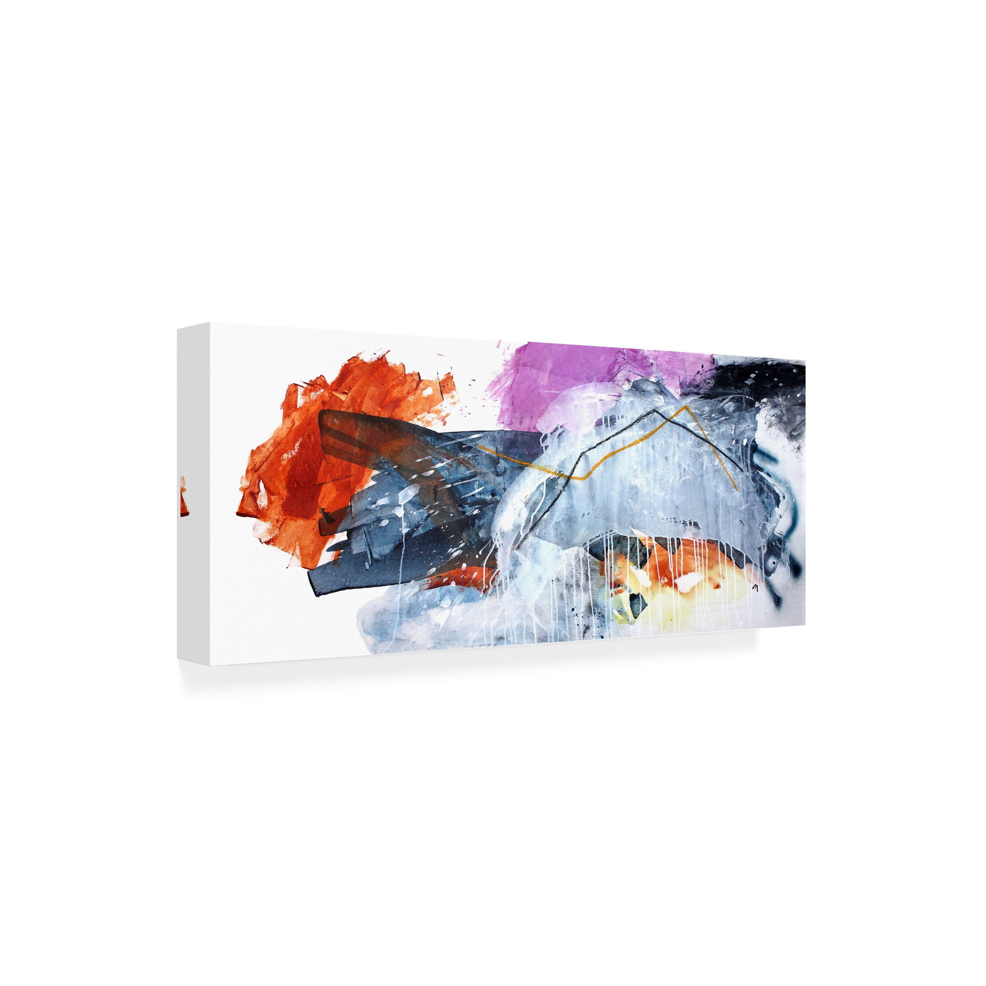 Trademark Fine Art 'Multicolored Breakthrough' Canvas Art by Melissa McGil