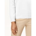 thumbnail image 3 of Karen Scott Women's Cotton Turtleneck Sweater White Size Small, 3 of 3