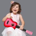 thumbnail image 2 of Ukelele de tilo de 21 pulgadas 6 cuerdas guitarra acústica pequeña instrumento Musical JShteea  El nuevo, 2 of 9