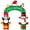 8ft Tall Archway Snowman Penguin, variant on Firstness 8ft Christmas Inflatables Archway Snowman Penguin Blow ups Xmas Decor with LED Light for Outdoor Decoration