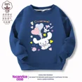 thumbnail image 1 of Sanrioed-Jersey de manga larga con cuello redondo para niños, sudaderas con capucha de dibujos animados, ropa de moda, regalo para niños, Cinnamoroll Kuromi, 1 of 5