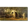 thumbnail image 1 of Ceramic Tile Mural-Elihu Vedder Country Painting 127. 25.5" w x 12.75" h using (18) 4.25 x 4.25 ceramic tiles, 1 of 3