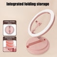 thumbnail image 6 of Portable Folding LED Ring Light with Stand, Adjustable Color Temperature and Brightness for Live Streaming, Selfie, Video Conferencing, Content Creation, and Desktop Lighting, 6 of 6