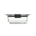 thumbnail image 1 of Rubbermaid Brilliance Glass Round Leak-Proof 1.7-Cup Food Storage Container, 1 of 1