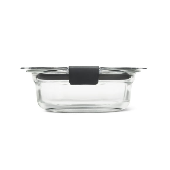 Récipient rond en verre étanche Rubbermaid Brilliance de 1,7 tasse pour la conservation des aliments