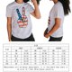 thumbnail image 3 of Camiseta Labios Bandera Americana Lady American Flag Blusas Camisas Cuello redondo Suelto Streetwear Traje (Blanco XL) Cgtredaw Para estrenar, 3 of 7