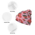 thumbnail image 3 of Lsque Cartoon Strawberry Pattern Knitted Beanie, Unisex Winter Hat, Knit Hat Winter Beanies Thick Fisherman Beanies Cuffed Plain Skull Caps, 3 of 6