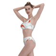 thumbnail image 6 of Picia Koi Fish Corals,Spring Summer Women's High Waisted Bikini Scoop Neck Swimsuit Two Pieces Bathing Suit-XX-Large, 6 of 8
