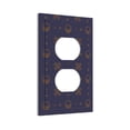 thumbnail image 2 of ZICANCN Outlet Covers Wall Plate, Dark Skulls Blue Bones Light Switch Cover Decorative, Duplex Toggle Combo 1-Gang, 2 of 9