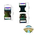 thumbnail image 2 of Country Brook Design® 3/4 Inch Contoured Iridescent Rainbow Buckles, 50 Pack, 2 of 6