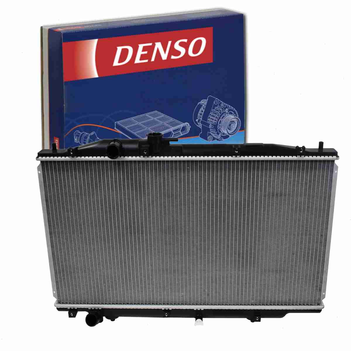 DENSO Radiator compatible with Honda Accord 3.0L V6 20032007 Cooler