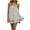 Gray, variant on Womens Striped Strapless 2 Piece Set, Bandeau Top Shorts Loungewear Casual Summer Flowy Outfit Red M