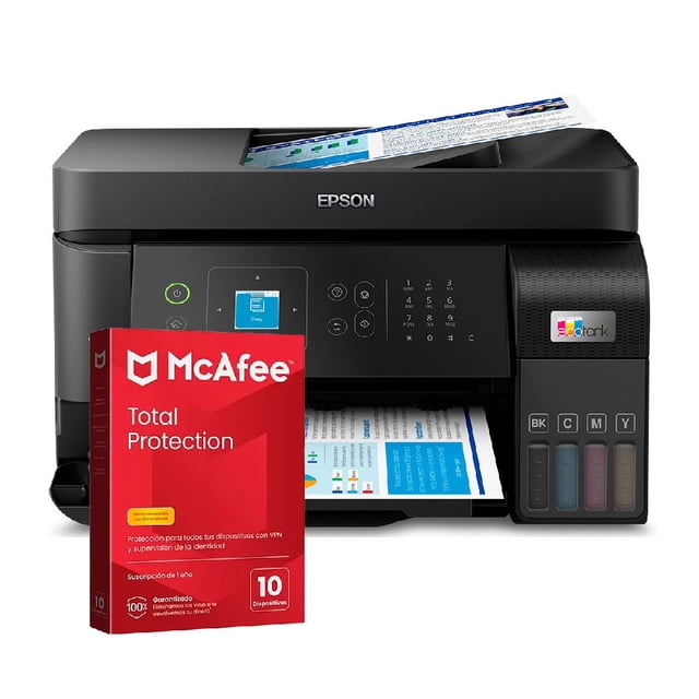 MULTIFUNCIONAL EPSON L5590 ECOTANK USB WIFI ETHERNET + ANTIVIRUS MCAFEE