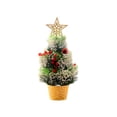 thumbnail image 1 of EGNMCR Room Decor, Home Decor, Wall Decor Artificial Mini Christmas Tree, Tabletop Small Christmas Tree With Ornaments, Artificial Tabletop Christmas Tree With Star Treetop decorative pine trees, 1 of 6