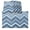 Blue, variant on Table Placemats Set of 4,Geometric Zig Zag Art Stripes Non-Slip Kitchen Dining Tables Place Mat,Multicolor Chevron Washable Table Mats for Home Dinner Holiday Party Banquet