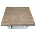 thumbnail image 4 of International Concepts Solid Wood LaCasa End Table in Sesame/Chalk, 4 of 8