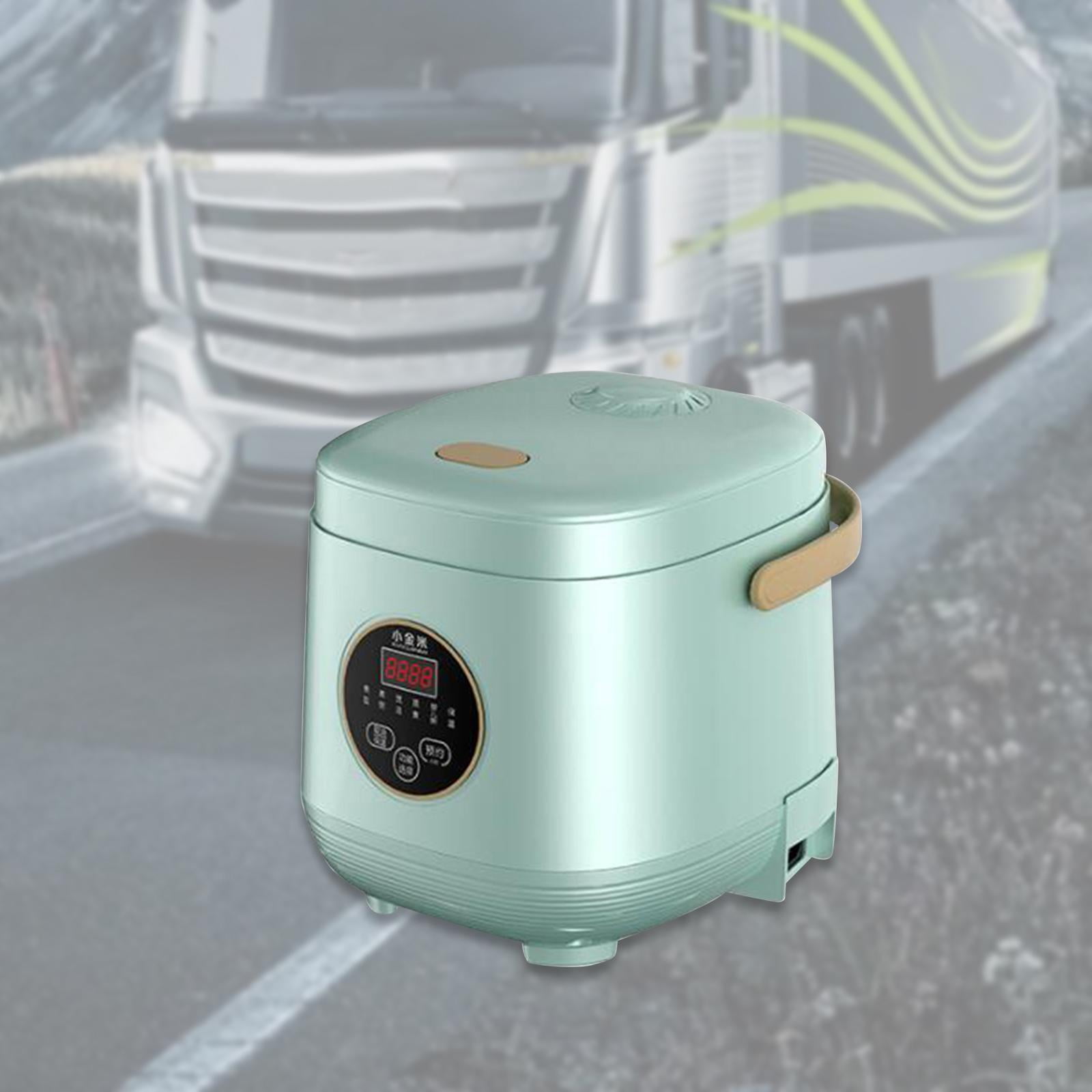 Fiocias Portable Car Electric Rice Cooker Rice Cooking Pot Lightweight Easy to Heating 24V