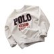 thumbnail image 3 of Sudadera holgada informal para niños con estampado de letras, cuello redondo, elegante jersey de manga larga, sudadera de ocio para niños y niñas, gris, rojo, 140cm, 3 of 5