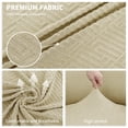 thumbnail image 3 of JIATER 1-Piece Sofa Cover Stretch Couch Cover Washable Sofa Slipcover Furniture Protector for 3 Cushion Sofa,Light Beige, 3 of 8