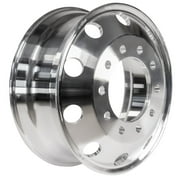 Truck Rims 22.5 x 8.25 Forge Aluminum Commercial Wheels Trailer Hub Pilot Alcoa STYLE TOP QuantityStyle Mirror Polished Bothside