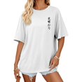 thumbnail image 7 of adaychics Japanese Art T Shirts for Women Crew Neck Flower Casual Graphic Tees Summer Clothes Short Sleeve for Everyday Wear, 7 of 7