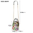 thumbnail image 2 of FORMRS Crossbody Bag for Women Quilted Travel Shoulder Cell Phone Purse with Chain Strap Handbag, Vegetables Pattern, 2 of 7