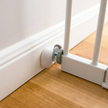 Perma Pressure Mounted Baby Gate Wall Protectors, Protect Walls & Doorways, 4 Pack, White