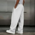 thumbnail image 5 of Kalauyu Sweatpants Jogger for Men Casual Loose Fashion Sporty Elastic-Waist Open-hem Sweat Pant, 5 of 7