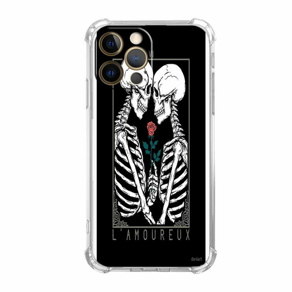 Skull Lovers Case for iPhone 11 Pro Max,Aesthetic Art Design Pattern Soft Full TPU Bumper Cover