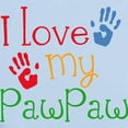 thumbnail image 2 of CafePress - I Love Pawpaw Infant Bodysuit - Baby Light Bodysuit, Size Newborn - 24 Months, 2 of 4