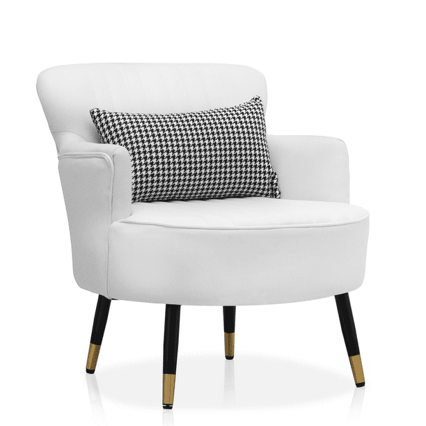 MoNiBloom Accent Chair, Modern Armchair with Wing Back and Cushion