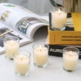 thumbnail image 3 of Votive Candles Flamecan, con revestimiento de vidrio transparente, color marfil, 24 unidades, 3 of 6