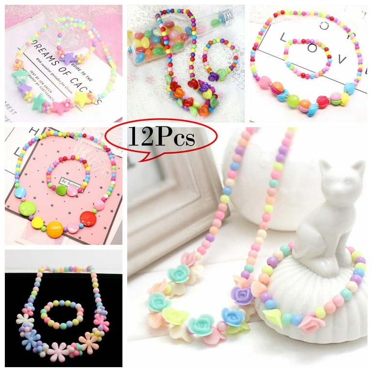 Colorful Beads Little Girl Necklace