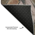 thumbnail image 5 of Addison Rugs Mayfield Premium Machine Washable Transitional Geometric Brown Rectangle Rug, 2'6" x 3'10", 5 of 7