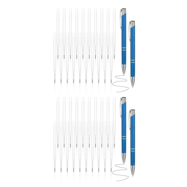 Youkk 38 Pcs Expérience d'Écriture avec Recharges de Stylo avec Ressort Durable Facile 2 Ensembles