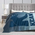 thumbnail image 4 of Kean University Logo Fleece Blanket, Very Soft Microfiber Flannel Blanket for Couch Warm and Cozy for All Seasons, 4 of 6