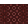 thumbnail image 1 of Ahgly Company Indoor Rectangle Patterned Black Bean Brown Area Rugs, 7' x 9', 1 of 6