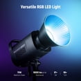thumbnail image 2 of Lámpara LED de vídeo Neewer CB60 RGB de 70 W con control de aplicaciones de 18000 Lux, 2 of 9