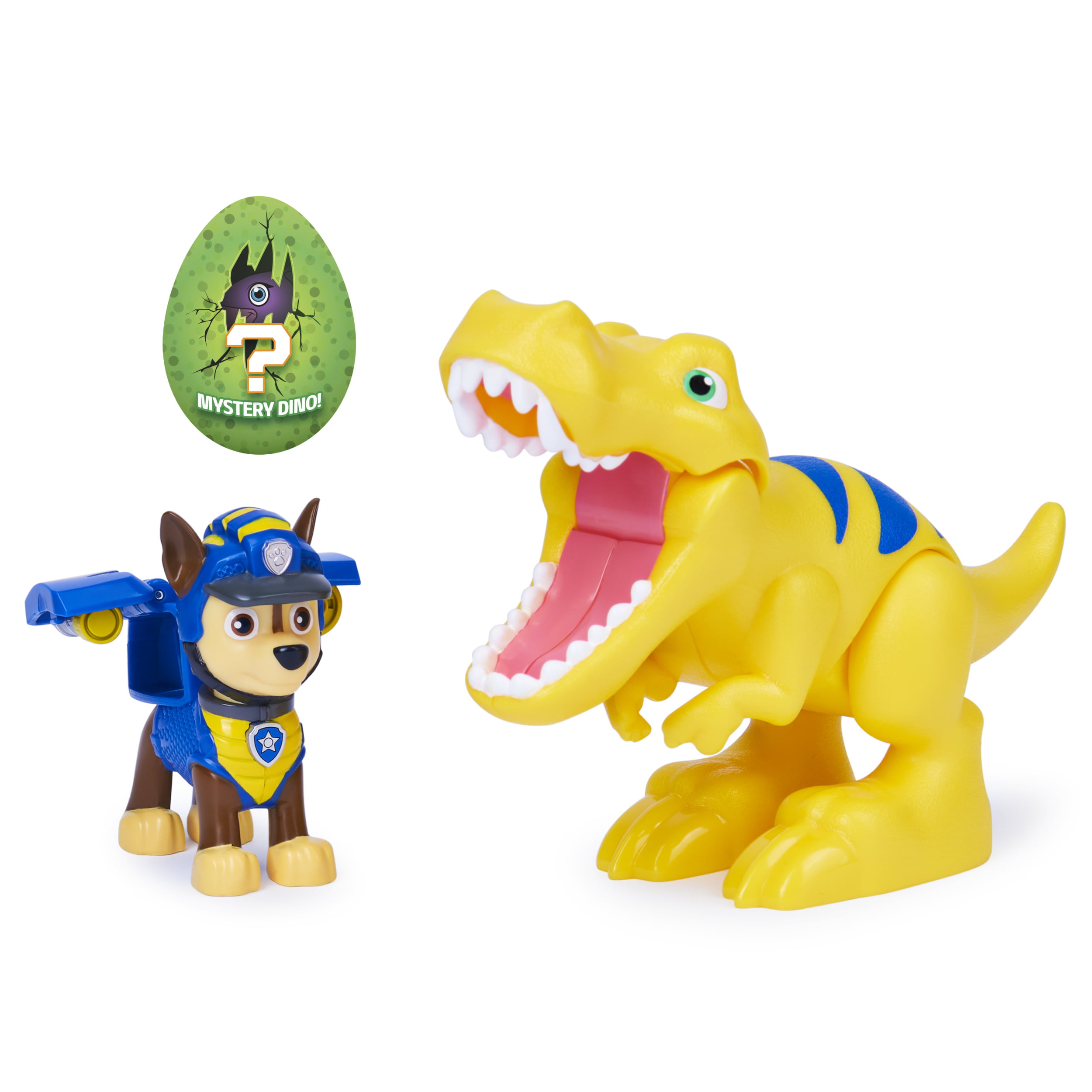 Nom Chien Pat Patrouille Dino Rescue PAW Patrol, Dino Rescue Chase and Dinosaur Action Figure Set, for Kids
