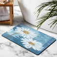 thumbnail image 3 of Bathroom Luxury Soft Superfine Fiber Flower Bath Rugs - Non Slip, Machine Washable, Perfect for Shower Room, 20x32 inch, 3 of 5