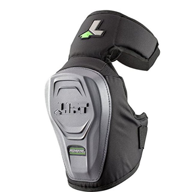 LIFT Safety Non-Marring Pivotal Knee Guard (Black, One Size)