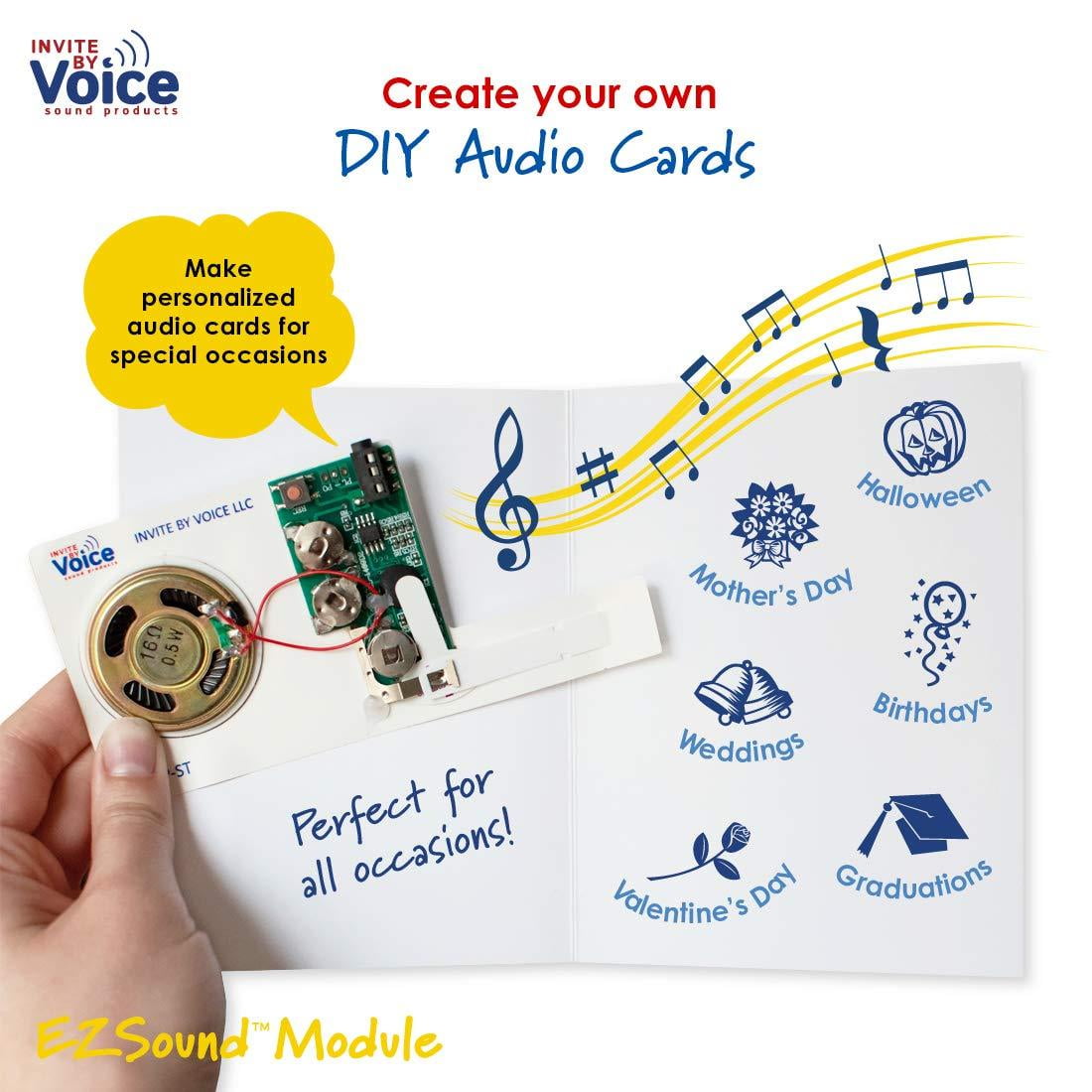 DIY Recordable Voice Fathers Day Cards 30 second Audio 