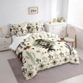 thumbnail image 3 of Homewish Vintage Western Aztec Twin Bedding Sets 7-Piece for Adult, Hippie Cactus Plant Bedding Comforter Set, Rustic Farmhouse Reversible Sheet Sets, Breathable Home Decor, 3 of 7